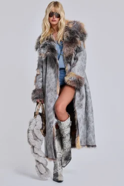 Alpha Faux Shearling Coat-Jaded London Store