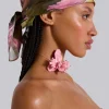 Amara Satin Bandana Scarf-Jaded London Discount