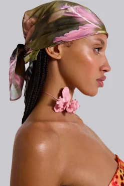 Amara Satin Bandana Scarf-Jaded London Discount