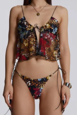 Antoinette Micro Tie Side Bikini Bottoms-Jaded London Fashion