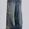 Applique Neo Colossus Jeans-Jaded London Discount