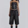 Ash Faux Leather Colossus Shorts-Jaded London Fashion