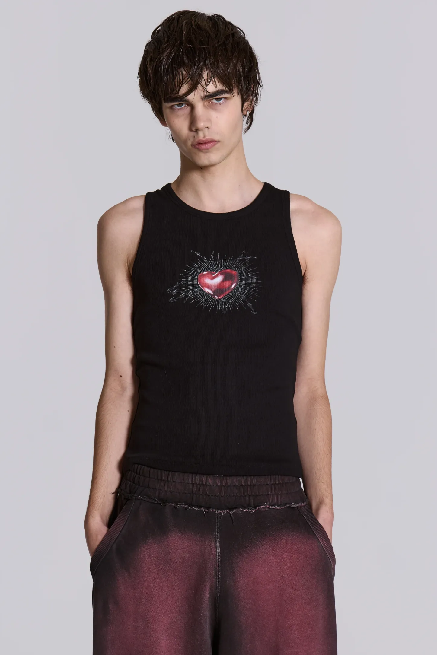 Barbed Heart Vest-Jaded London Discount