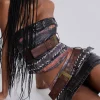Belted Faux Leather Corset Top-Jaded London Sale