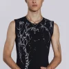 Black Astora Rib Vest-Jaded London Fashion