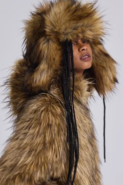 Blonde Fur Trapper Hat-Jaded London Hot