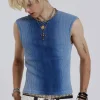 Blue Glare Tank-Jaded London Store