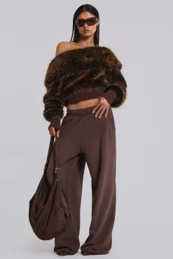 Brown Baggy Monster Joggers-Jaded London Best