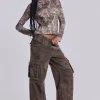 Brown Trooper Camo Cargo Pant-Jaded London Online