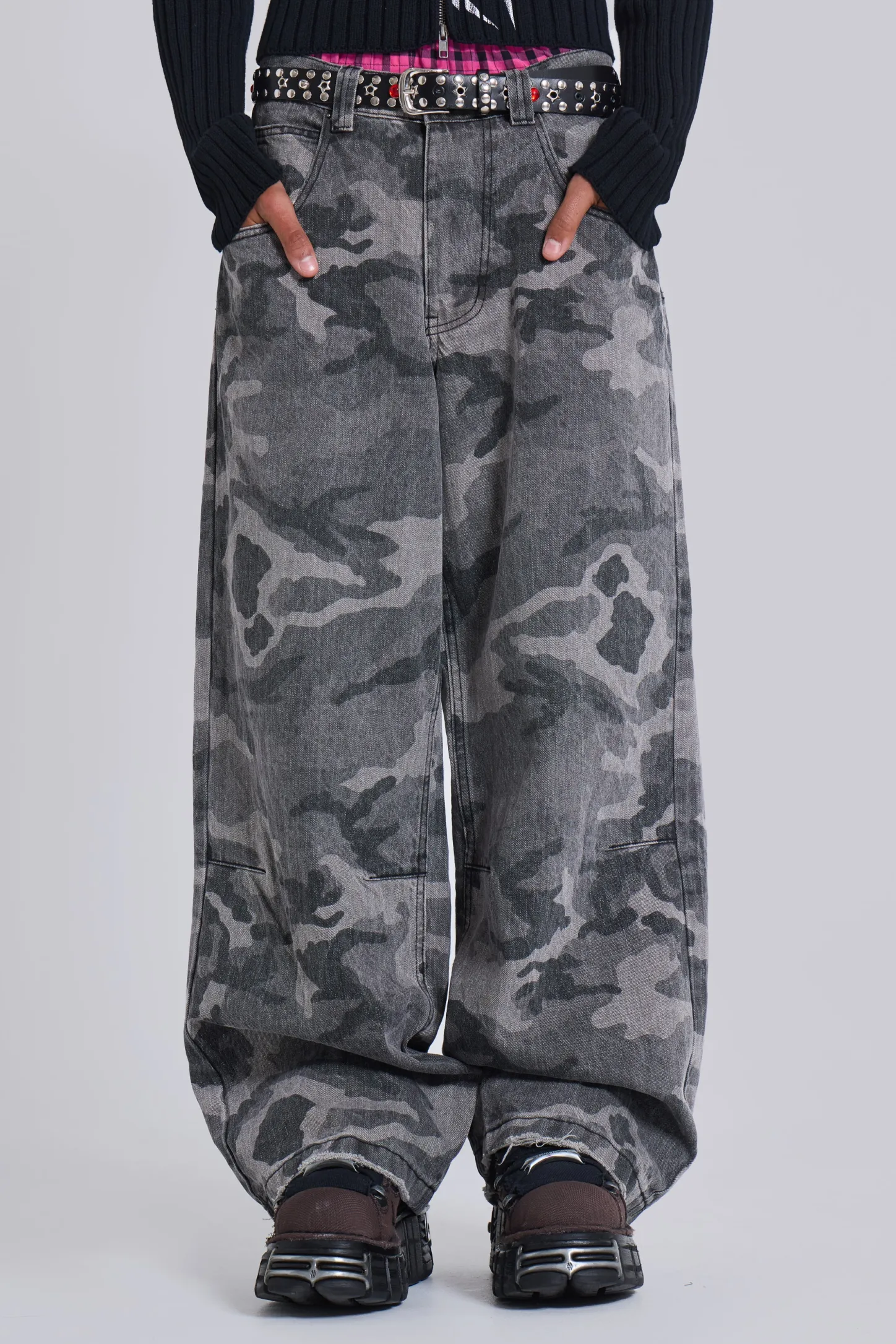 Camo Fade Colossus Jeans-Jaded London Sale