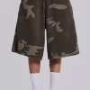 Camo Monster Jogger Shorts-Jaded London Best Sale