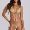 Cantha Micro Bikini Bottoms in Lagoon-Jaded London Sale