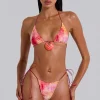 Cantha Micro Bikini Bottoms in Sunset-Jaded London New