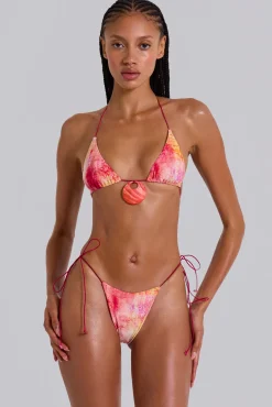 Cantha Micro Bikini Bottoms in Sunset-Jaded London New