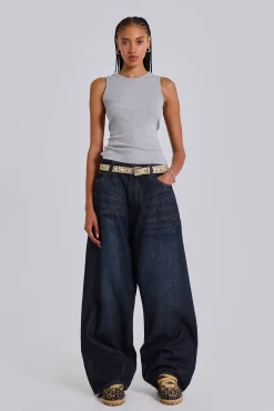 Creased Indigo XL Colossus Jeans-Jaded London Best