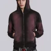 Deep Red Fade Mini Monster Hoodie-Jaded London Best Sale
