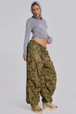 Duck Camo Parachute Pants-Jaded London Discount