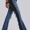 El Topo Fringe Bootcut Jeans-Jaded London Hot