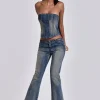 Elia Slim Fit Bootcut Jeans-Jaded London Cheap