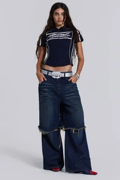 Evo Double Layered Jeans-Jaded London Sale