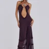 Fatale Maxi Dress in Dusk-Jaded London Store