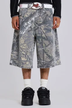 Forest Camo Colossus Jorts-Jaded London Sale