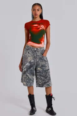 Forest Camo Colossus Jorts-Jaded London New