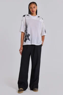 Goliath Black Suit Pants-Jaded London Hot