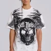 Grave Diamonte Baggy Tee-Jaded London Store