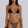 Helix Studded Bikini Top-Jaded London Cheap