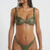 Hydra Micro Bikini Bottoms with Buckle Detail-Jaded London Hot