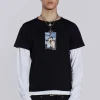 Ibiza Kiss Double Layer Tee-Jaded London Cheap