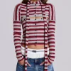 Isla Stripe 3 In 1 Cardigan-Jaded London Best