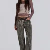Jana Stripe Jeans-Jaded London Fashion