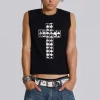 Kasper Cross Vest-Jaded London Store