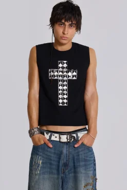 Kasper Cross Vest-Jaded London Store
