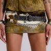 Kena Whipstitch Cow Belt-Jaded London Discount