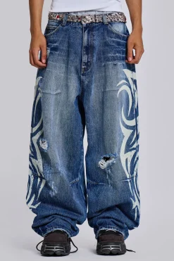 Light Wash Blade XL Colossus Jeans-Jaded London Fashion