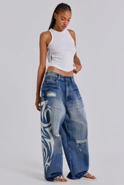 Light Wash Blade XL Colossus Jeans-Jaded London Sale