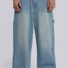 Light Wash Colossus Carpenter Jeans-Jaded London Outlet
