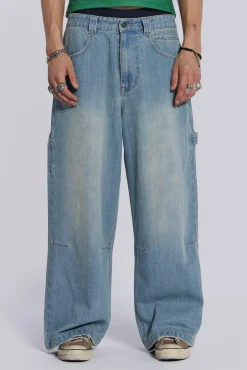 Light Wash Colossus Carpenter Jeans-Jaded London Outlet
