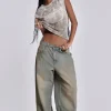 Light Wash Colossus Jeans-Jaded London Clearance