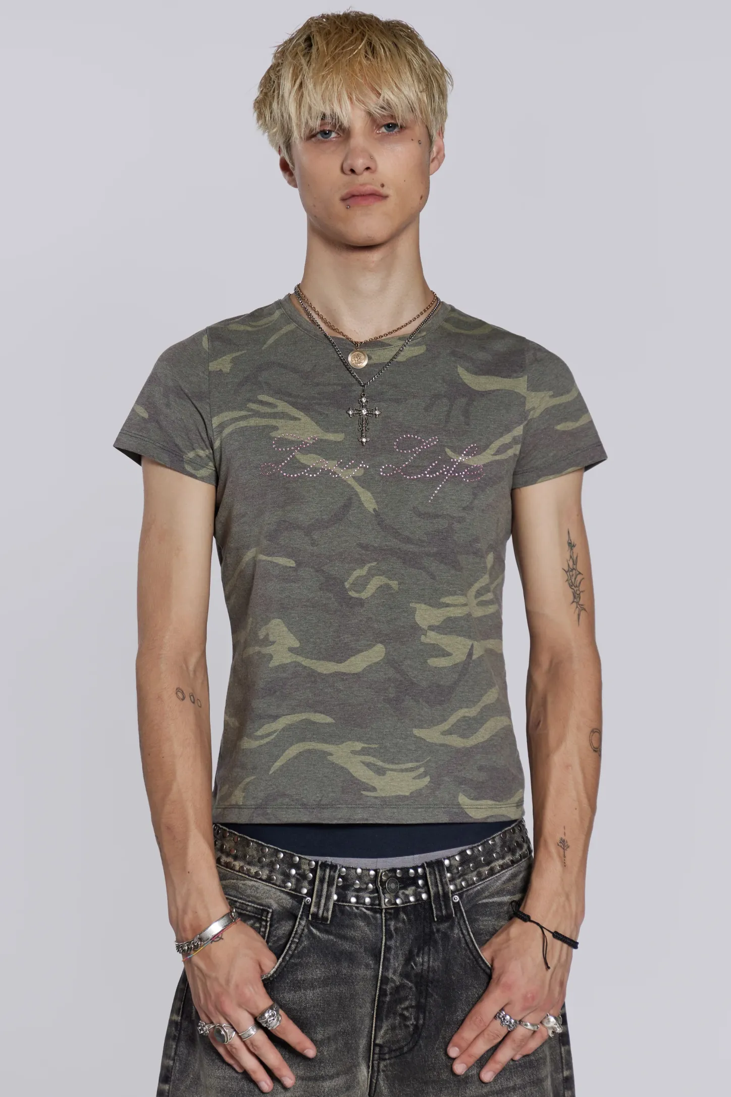 Low Life Camo Tee-Jaded London Best Sale