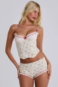 Maria Ruffle Corset Top-Jaded London Cheap
