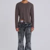 Mauve Bitten Long Sleeve-Jaded London Cheap