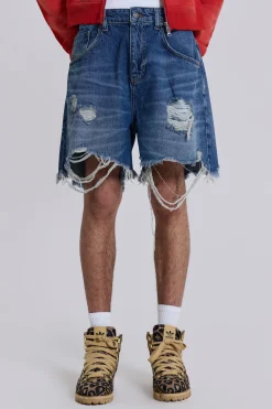 Mid Blue Revenge Jorts-Jaded London Best