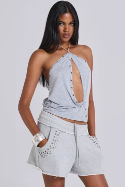 Monster Jogger Studded Shorts-Jaded London Cheap