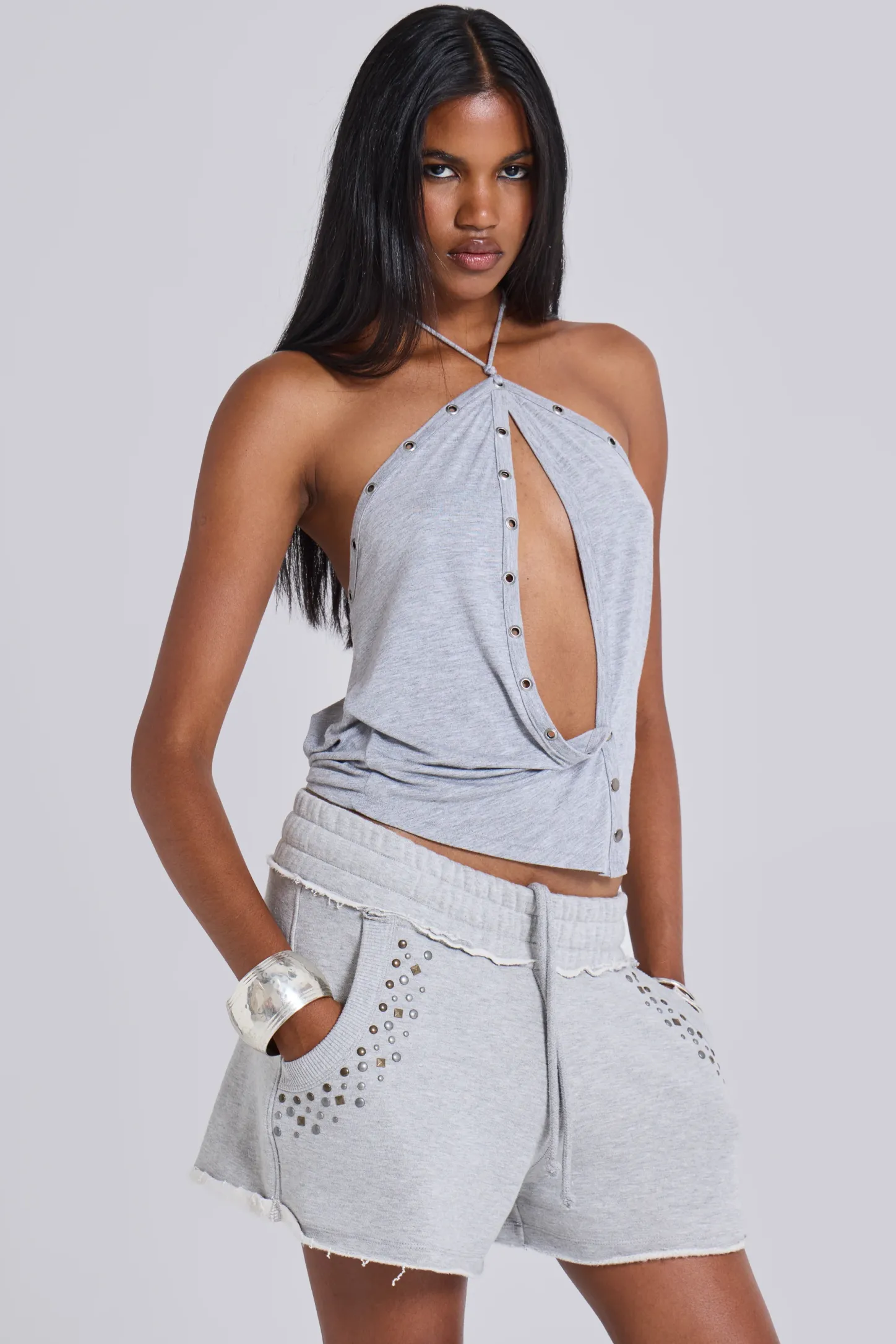 Monster Jogger Studded Shorts-Jaded London Cheap