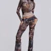 Morgana Mesh Trousers-Jaded London Shop