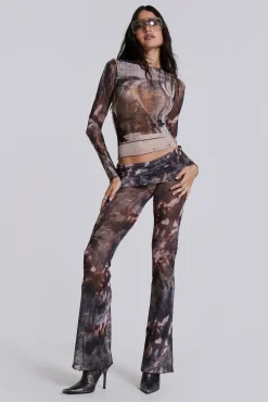 Morgana Mesh Trousers-Jaded London Shop
